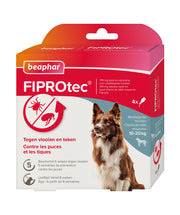FIPROtec hond 10-20kg 4 pipetten tegen vlooien en teken