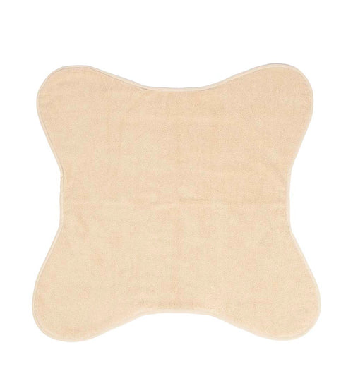 Badhanddoek Beige 70 x 70 cm met handgrepen