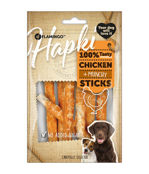 Snack Hapki Staafjes met kip 80 gram