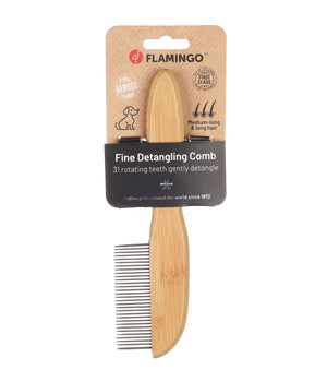 Hondenkam met roterende pinnen