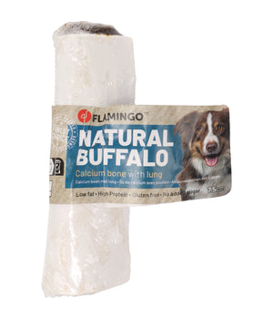 Snack Nature Buffelcalciumbeen met long 7,5cm - 230g per stuk