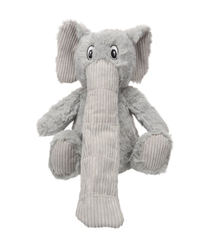 Hondenknuffel Hida zittende olifant grijs 25x18x34CM