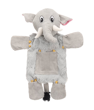Hondenknuffel Hida platte olifant grijs 39x16x46CM