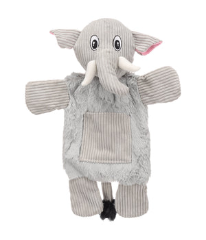 Hondenknuffel Hida platte olifant grijs 39x16x46CM