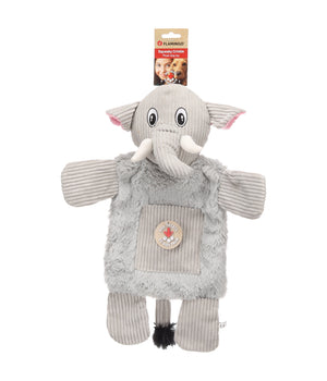 Hondenknuffel Hida platte olifant grijs 39x16x46CM