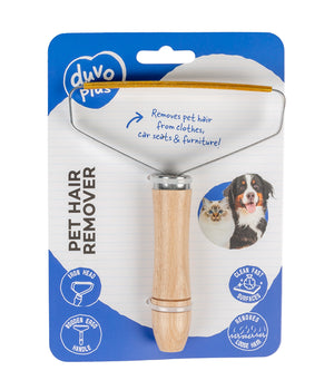 Anti-haar borstel in ijzer Beige