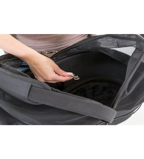 Fietsmand voor bagagedrager, EVA, 29 × 42 × 48 cm, zwart