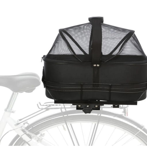 Fietsmand voor bagagedrager, EVA, 29 × 42 × 48 cm, zwart