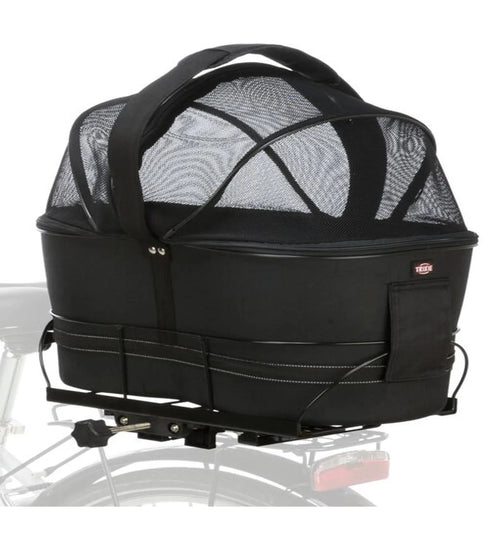 Fietsmand voor bagagedrager, EVA, 29 × 42 × 48 cm, zwart