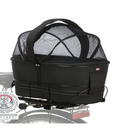 Fietsmand voor bagagedrager, EVA, 29 × 42 × 48 cm, zwart