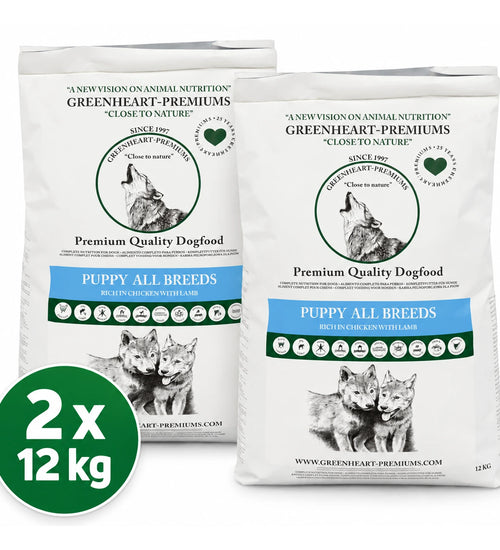 Greenheart Puppy All Breeds 2 × 12 kg