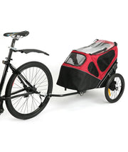 Hondenfietskar 2 in 1 Rood / Zwart