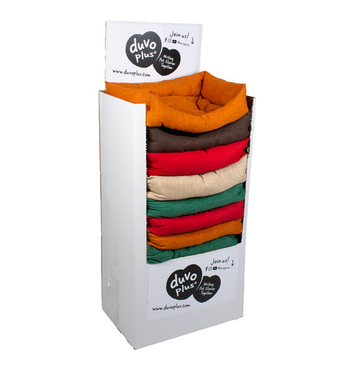 Mand rechthoekig Mellow rainbow winter 60x45x16cm Gemengde kleuren