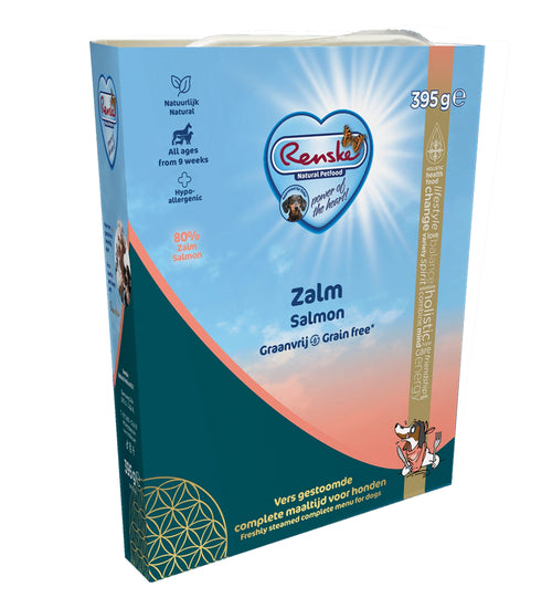 Hondenvoer natvoer vers gestoomd Zalm graanvrij