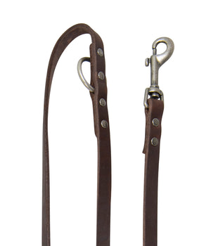 Hondenriem country leer handenvrij 12 mm x 200 cm