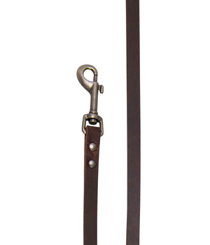 Hondenriem country leer koppellijn 12 mm x 60 cm