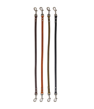 Hondenriem country leer koppellijn 12 mm x 60 cm