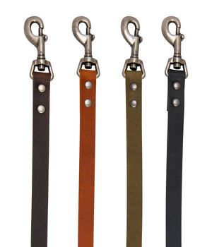 Hondenriem country leer koppellijn 20 mm x 60 cm