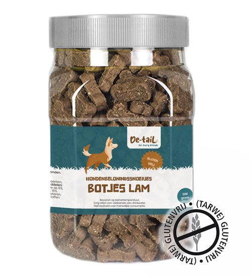 Hondentrainers botjes Lam Glutenvrij 425 gram