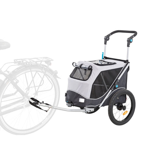 Fietskar Grijs met snel inklapsysteem
