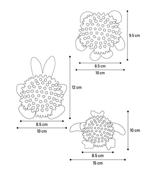 Hondenspeelgoed Stekta Assortiment 10x8,5x12CM
