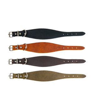 Whippet Halsband Country Leer 28-33 cm