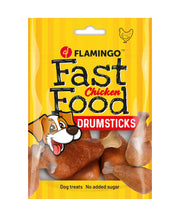 Hondensnack Fast food drumstick met kip 3st 140gr