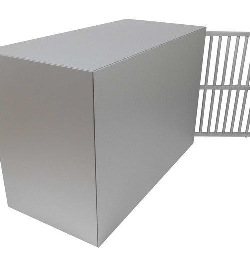 Maatwerk opbergbak op de kooi