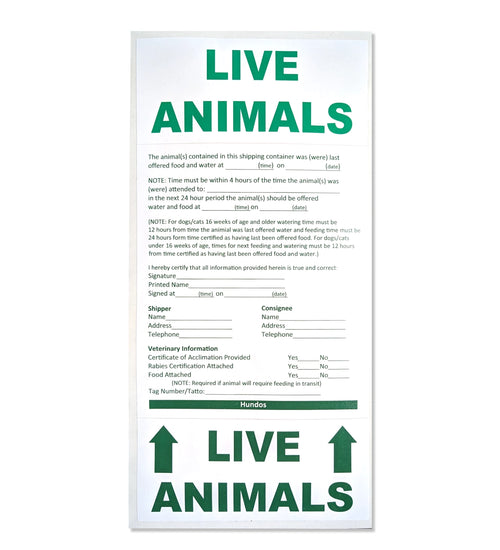 Live Animals Sticker
