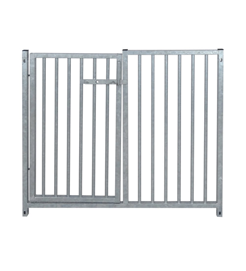 Puppypaneel 1.00 meter breed met deur volledig naar beneden