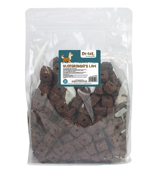 Vleesrondo's Lam 1,5kg/Zak Hersluitbaar