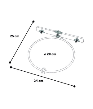 Muur- en benchhouder bryan