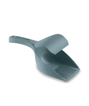 Voerschep met clip blauw 28x13x11 cm