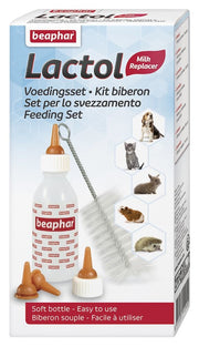 Voedingsset zuigflesjes + speentjes + schoonmaakborstels