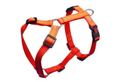 Harnas Nylon 25 mm x 70- 120 cm in camouflage of oranje reflectie