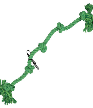 floss' speeltouw 5 knopen Groen XXXXXL 120 cm.