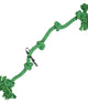 floss' speeltouw 5 knopen Groen XXXXXL 120 cm.