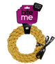Da-chain gevlochten ring Geel