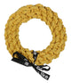 Da-chain gevlochten ring Geel