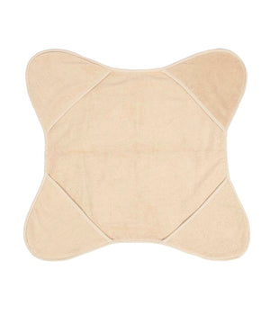 Badhanddoek Beige 70 x 70 cm met handgrepen
