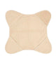 Badhanddoek Beige 70 x 70 cm met handgrepen