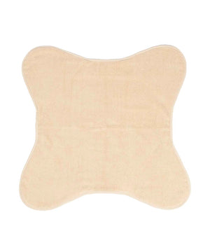 Badhanddoek Beige 70 x 70 cm met handgrepen
