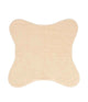 Badhanddoek Beige 70 x 70 cm met handgrepen