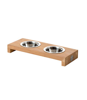 Voerbak / Drinkbak  51 Double Teak