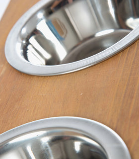 Voerbak / Drinkbak  51 Double Teak