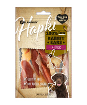 Snack Hapki Konijnenoren met eend 85 gram