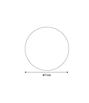 Bal Kona wit of geel ∅ 7cm drijvend