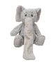 Hondenknuffel Hida zittende olifant grijs 25x18x34CM