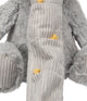 Hondenknuffel Hida zittende olifant grijs 25x18x34CM