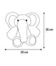 Hondenknuffel Fannie Olifant bruin S 20x10x26CM